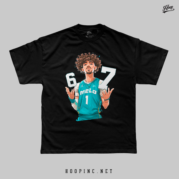 "MELO SIX SEVEN 67" heavy weight tee