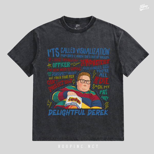 "Delightful Derek" Washed Tee