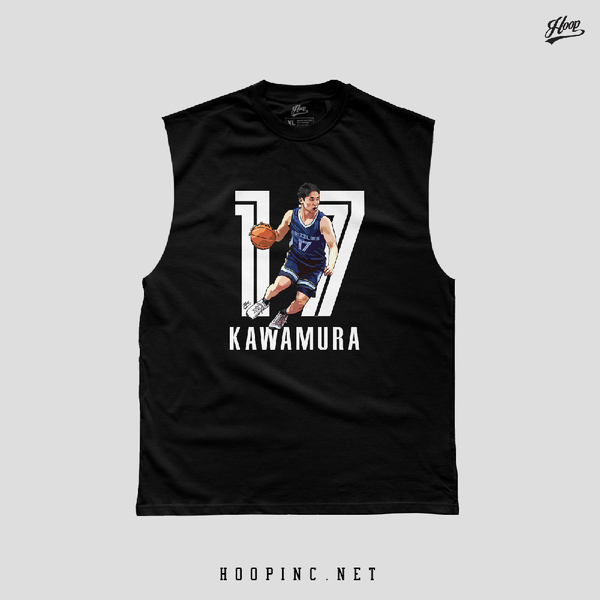 "KAWAMURA 17 河村勇輝" Sleeveless tee