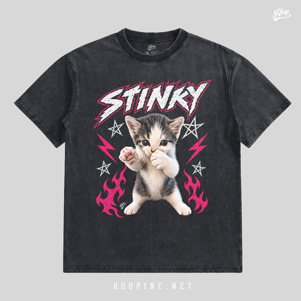 "Stinky Cat" Washed Tee