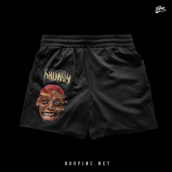 "Crazy Head - Bad Boy Rodman" Basketball Shorts