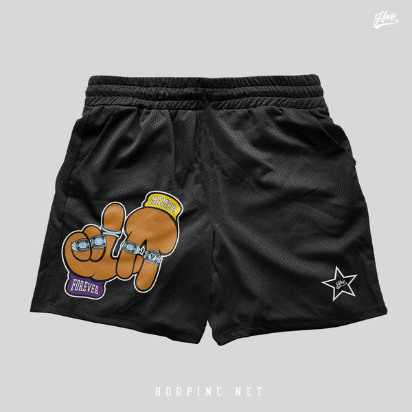 "LA Mamba Forever" basketball shorts