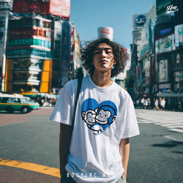 "My World In My Arms Punchi Monkeys" heavy weight tee