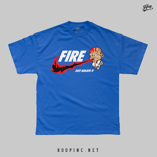 "BREATH FIRE" heavy weight tee