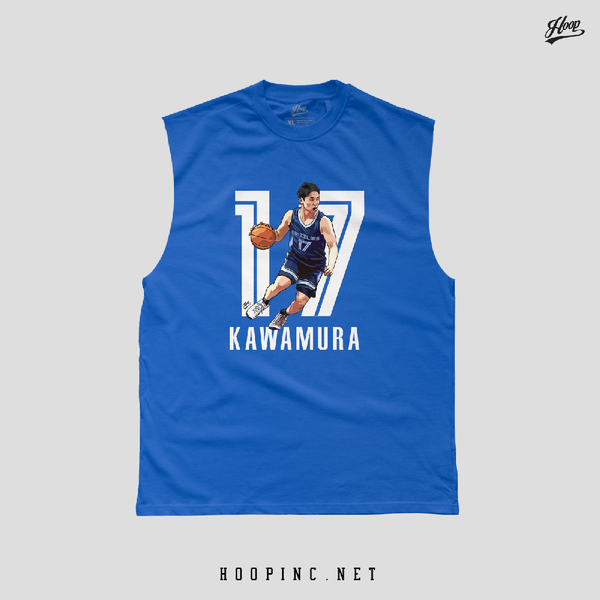 "KAWAMURA 17 河村勇輝" Sleeveless tee