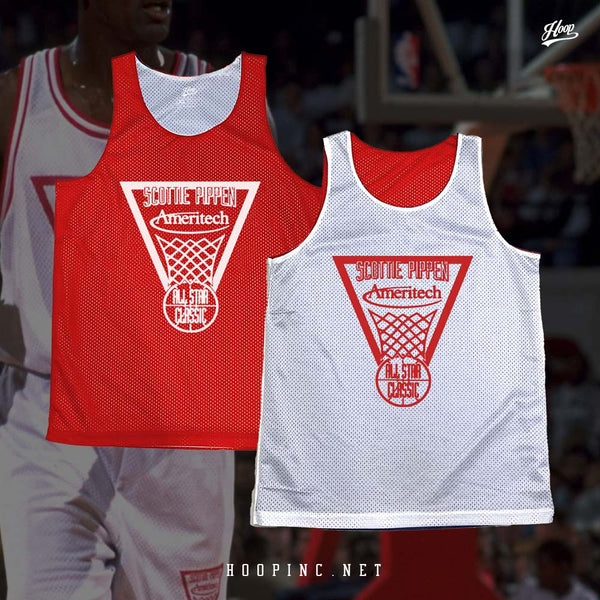 "Pippen Charity Game" Retro Reversible Jersey