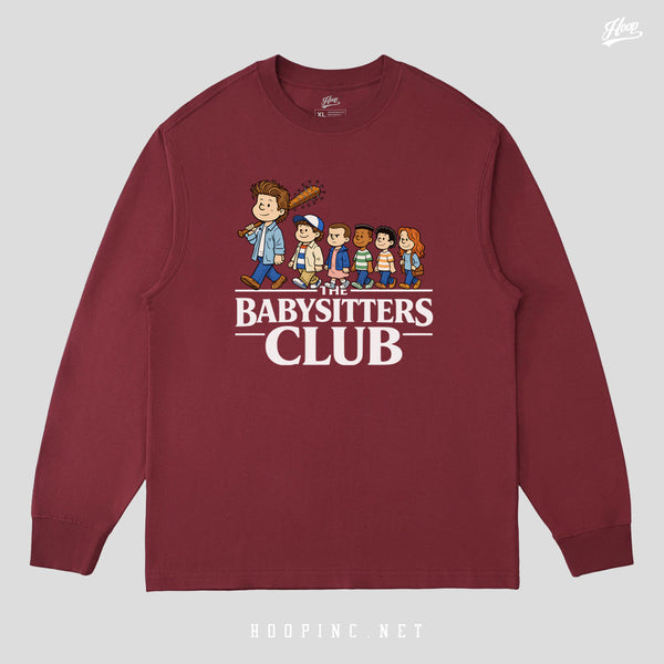 "The Babysitters Club" long sleeve heavy weight tee