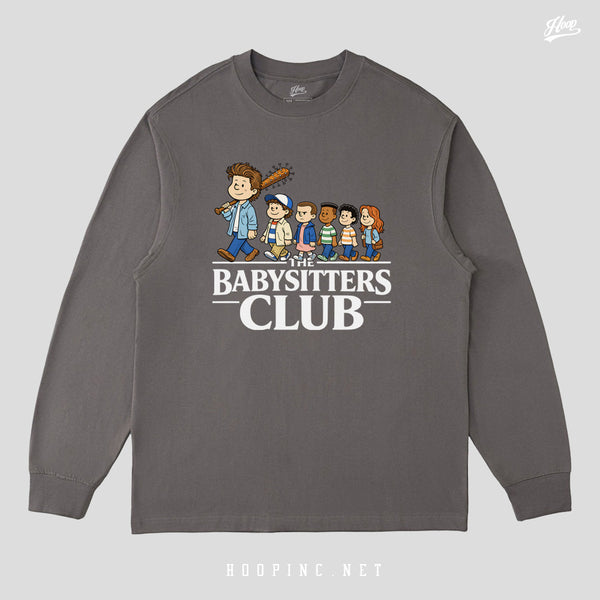 "The Babysitters Club" long sleeve heavy weight tee