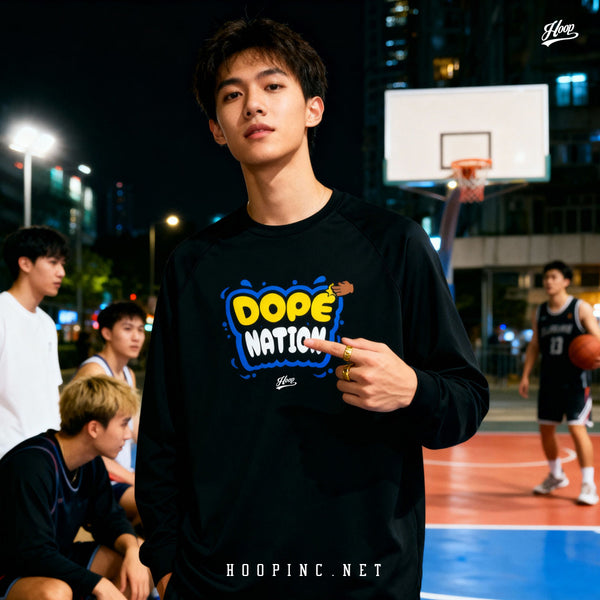 "DOPE NATION" Long sleeve quick dry shooting tee