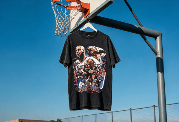"Sixers The King and The Answer" Washed Tee