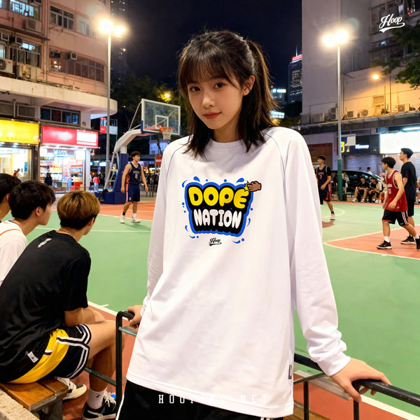 "DOPE NATION" Long sleeve quick dry shooting tee