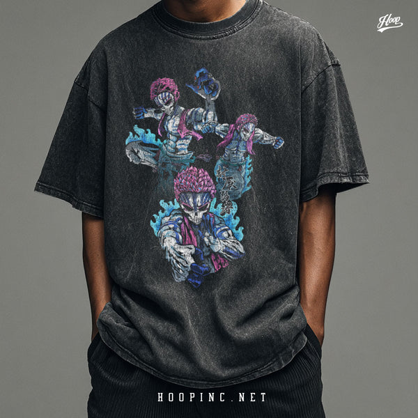 "討厭弱者！Hate the weak! " Washed Tee