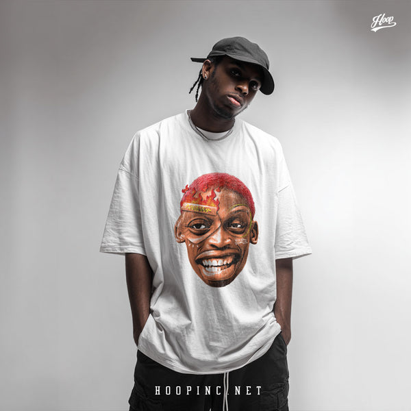 "Crazy Head - Bad Boy Rodman" Washed Tee