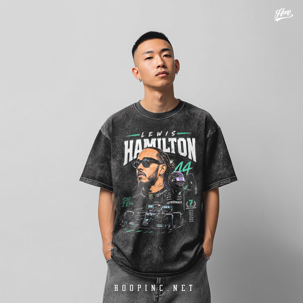 "Hoopinc Racing Poster #44" Retro Washed Tee