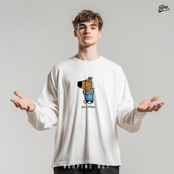 "Just a Chill Guy" Oversize Long sleeve tee