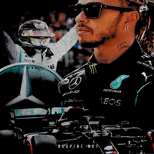 "F1 Racing - Hamilton #2" Washed Tee