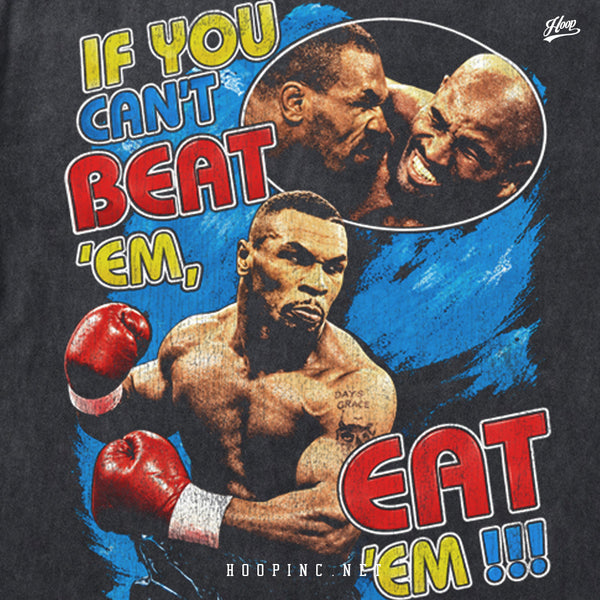 "Vintage style - If you can't beat them, Eat them" Washed Tee