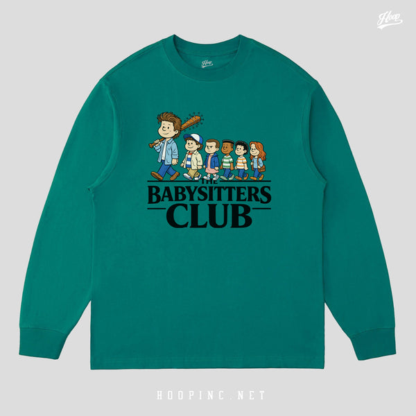 "The Babysitters Club" long sleeve heavy weight tee