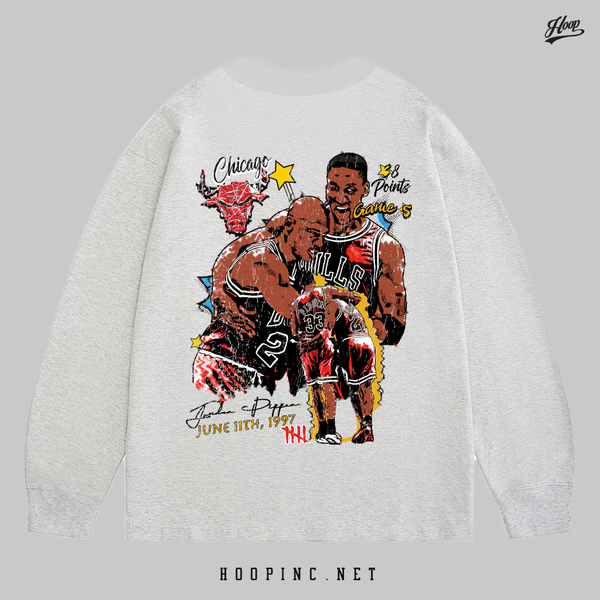 "FLU GAME" Oversize Long sleeve tee