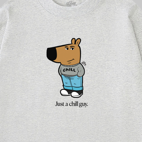 "Just a Chill Guy" Oversize Long sleeve tee