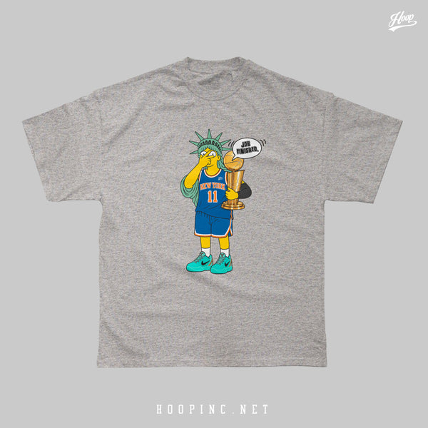 "NEW YORK JOB FINISHED 2026 CHAMPION" Heavy Weight Tee