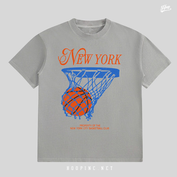 "NEW YORK BASKETBALL" Washed Tee