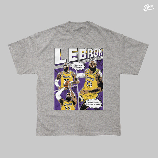 "LBJ Comic Style" heavy weight tee