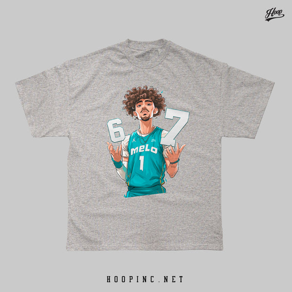 "MELO SIX SEVEN 67" heavy weight tee