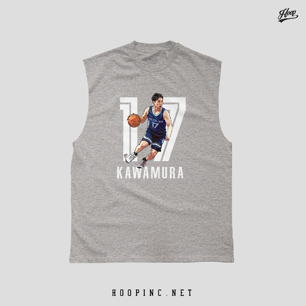 "KAWAMURA 17 河村勇輝" Sleeveless tee