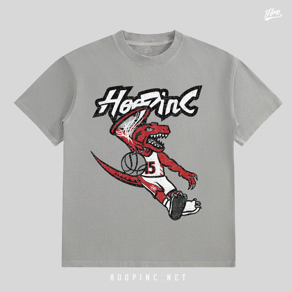 "HOOPINC RAPTORS" Washed Tee