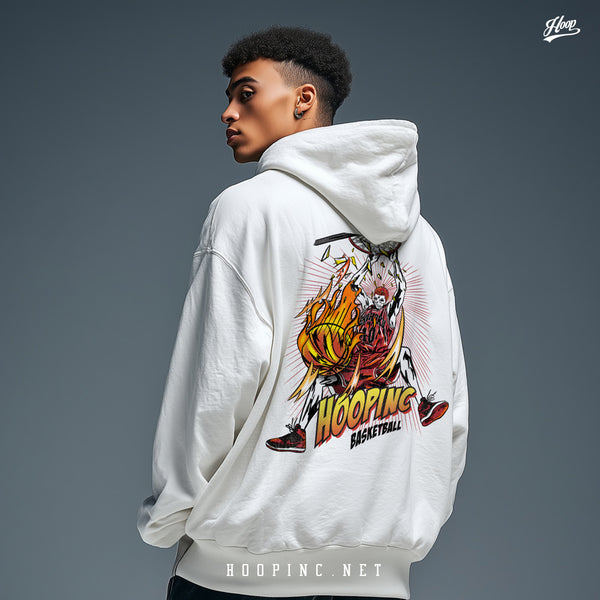 "HOOPINC Basketball Skull #10" Hoodie