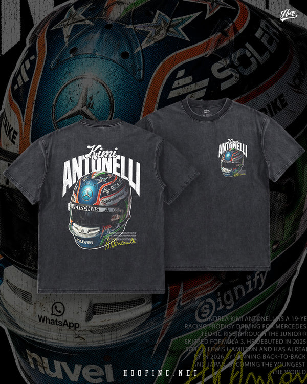 "F1 Racing - Kimi Helmet" Washed Tee