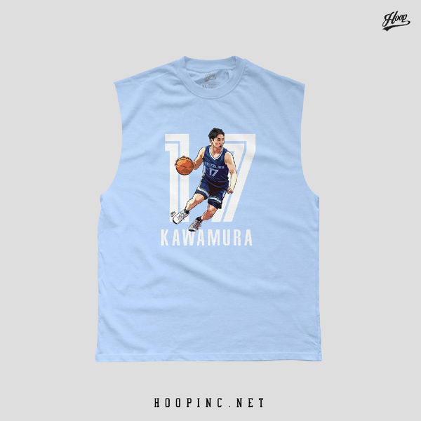 "KAWAMURA 17 河村勇輝" Sleeveless tee