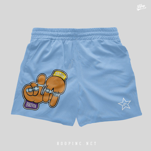 "LA Mamba Forever" basketball shorts