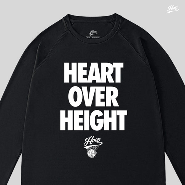 "HEART OVER HEIGHT" Long sleeve quick dry shooting tee