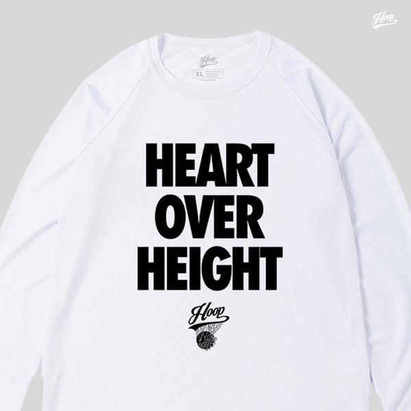 "HEART OVER HEIGHT" Long sleeve quick dry shooting tee