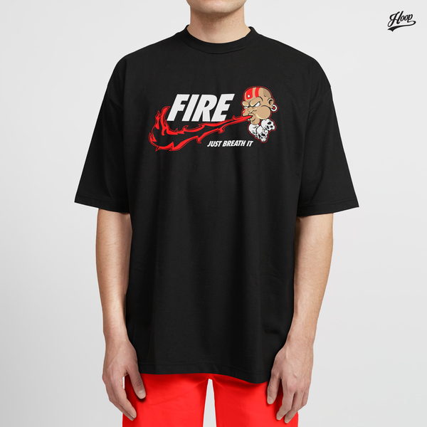 "BREATH FIRE" heavy weight tee