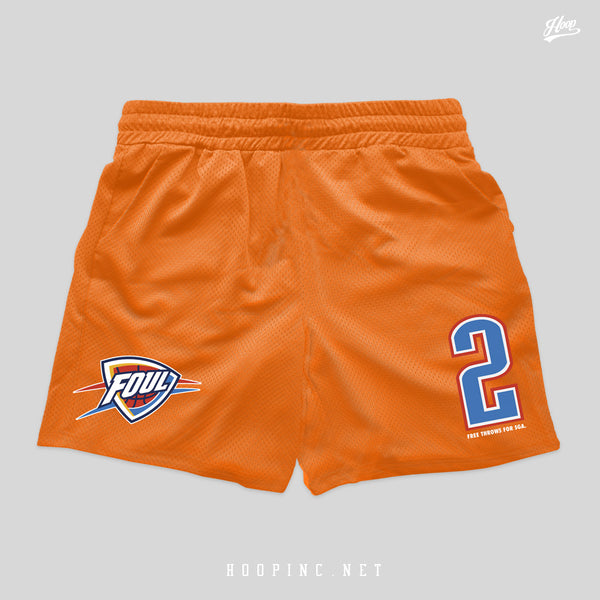 ""2 Free Throws" basketball shorts