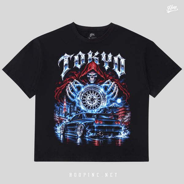 "JDM SKULL TOKYO" Oversize Tee