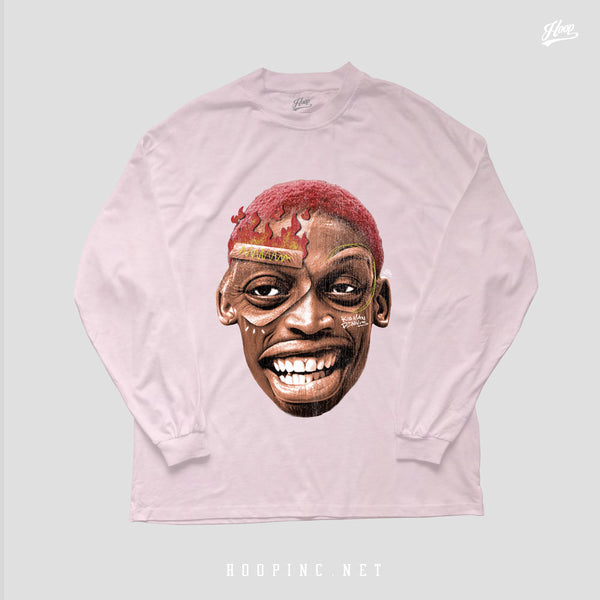 "Crazy Head - Bad Boy Rodman" long sleeve heavy weight tee
