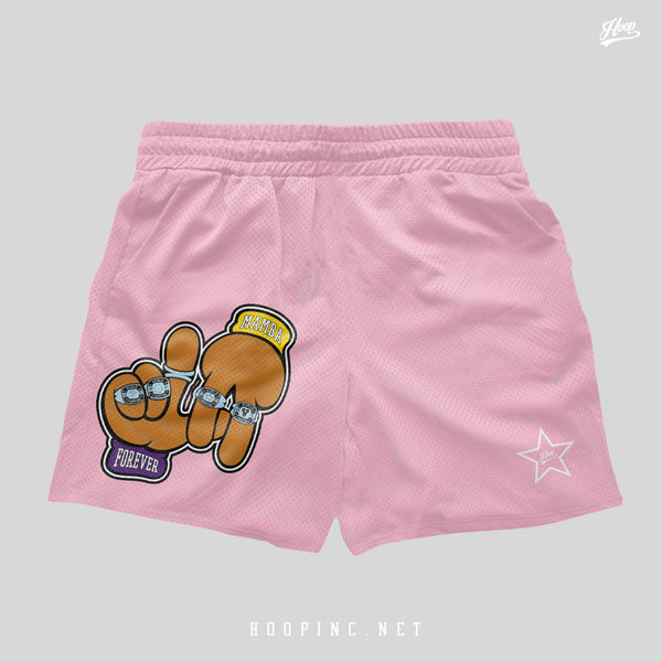 "LA Mamba Forever" basketball shorts