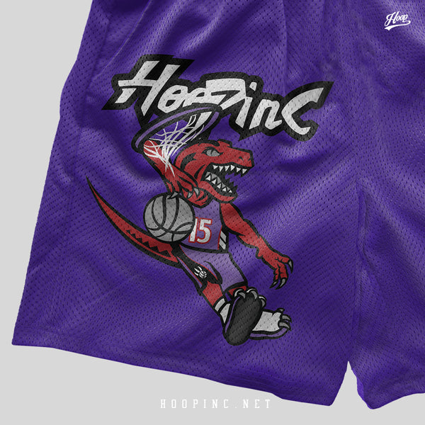 "HOOPINC RAPTORS" basketball shorts