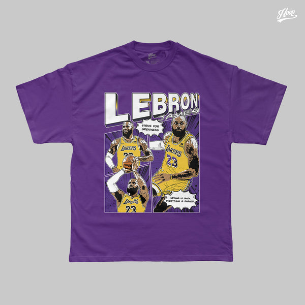 "LBJ Comic Style" heavy weight tee