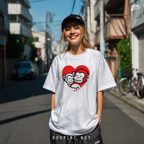 "My World In My Arms Punchi Monkeys" heavy weight tee