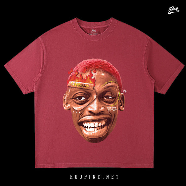 "Crazy Head - Bad Boy Rodman" Washed Tee