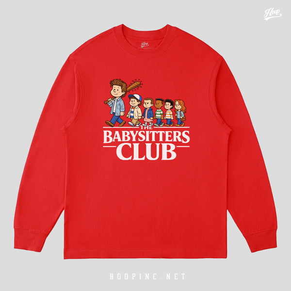 "The Babysitters Club" long sleeve heavy weight tee
