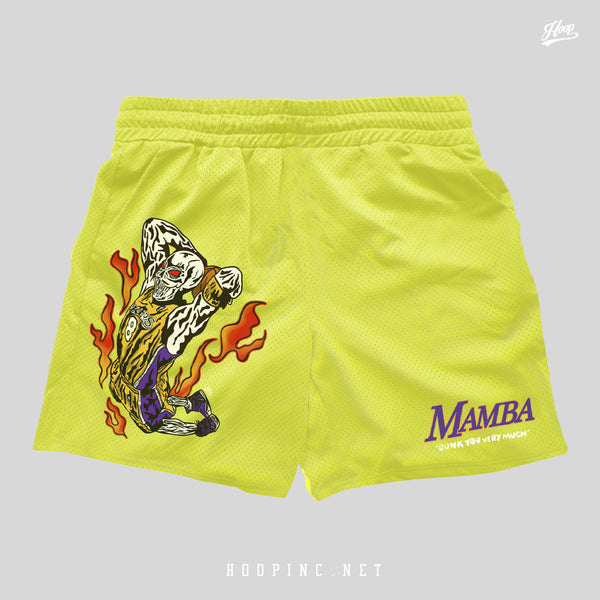 "MAMBASKULL" basketball shorts