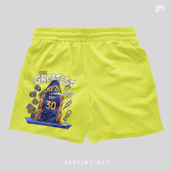 "The Greatest GOAT 30" basketball shorts