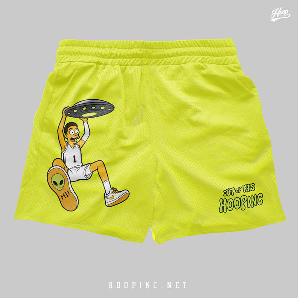 "Alien Out of This World" basketball shorts