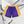 Load image into Gallery viewer, &quot;HOOPINC BANDANA BASKETBALL&quot; shorts in Purple &amp; Gold
